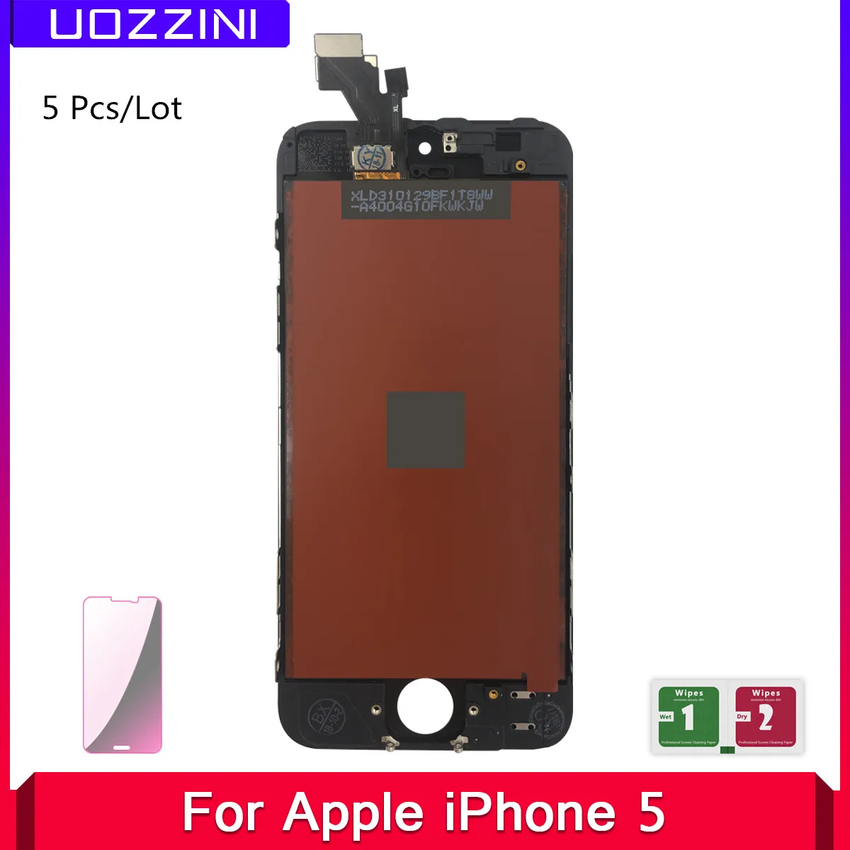 5 шт./лот 4 &quotЖК дисплеи для iPhone 5G 5C новый совершенно супертонкий ЖК дисплей 1:1