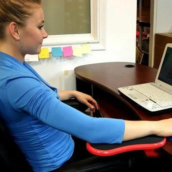 

Universal Arm Rest Pad Computer Hand Bracket Support Pallet for Office Home Work MU8669