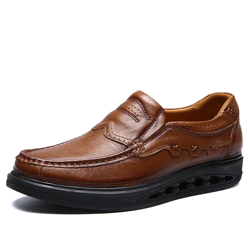 

2020 Spring Summer Hot Sell Moccasins Men Loafers High Quality Genuine Leather Shoes Men Flats Lightweight Driving Shoes *60315