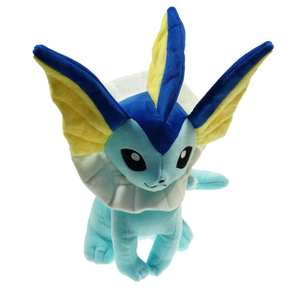 5/лот 9 видов стилей Sylveon Umbreon Flareon Vaporeon Jolteon Eevee Espeon Leafeon Glaceon 30 см плюшевая кукла мягкая игрушка - Цвет: Vaporeon