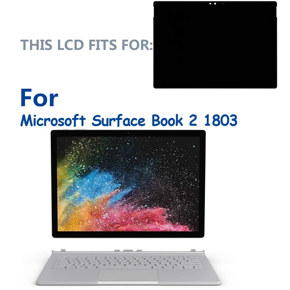 Сенсорное стекло с ЖК экраном для Microsoft Surface Book 2 13 5 &quot1806 1832 дисплей дигитайзер в