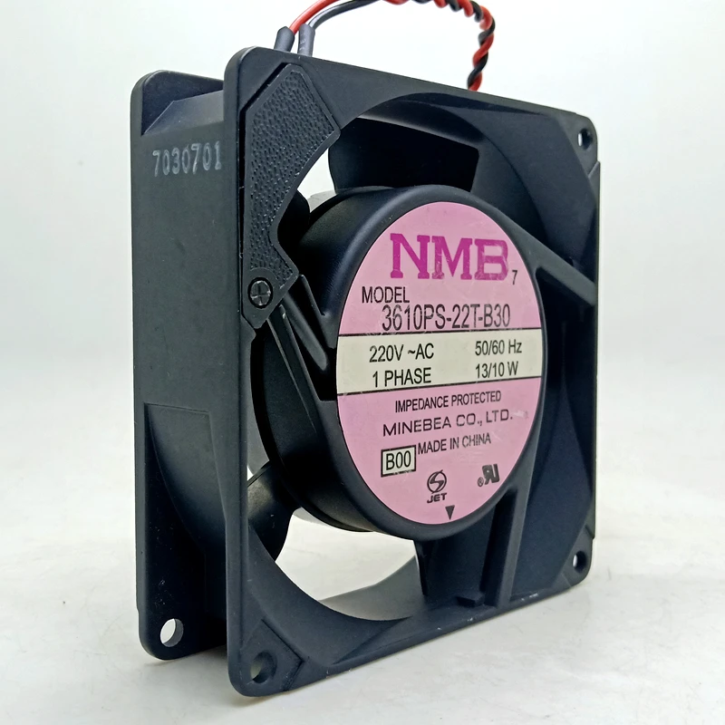 Промышленный вентилятор для шкафа NMB 3610PS 22T B30 9225 220 В с двумя шариками и