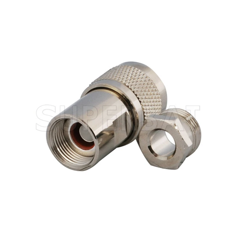 Brass Straight Male RF Coaxial Connector for LMR300 Cable