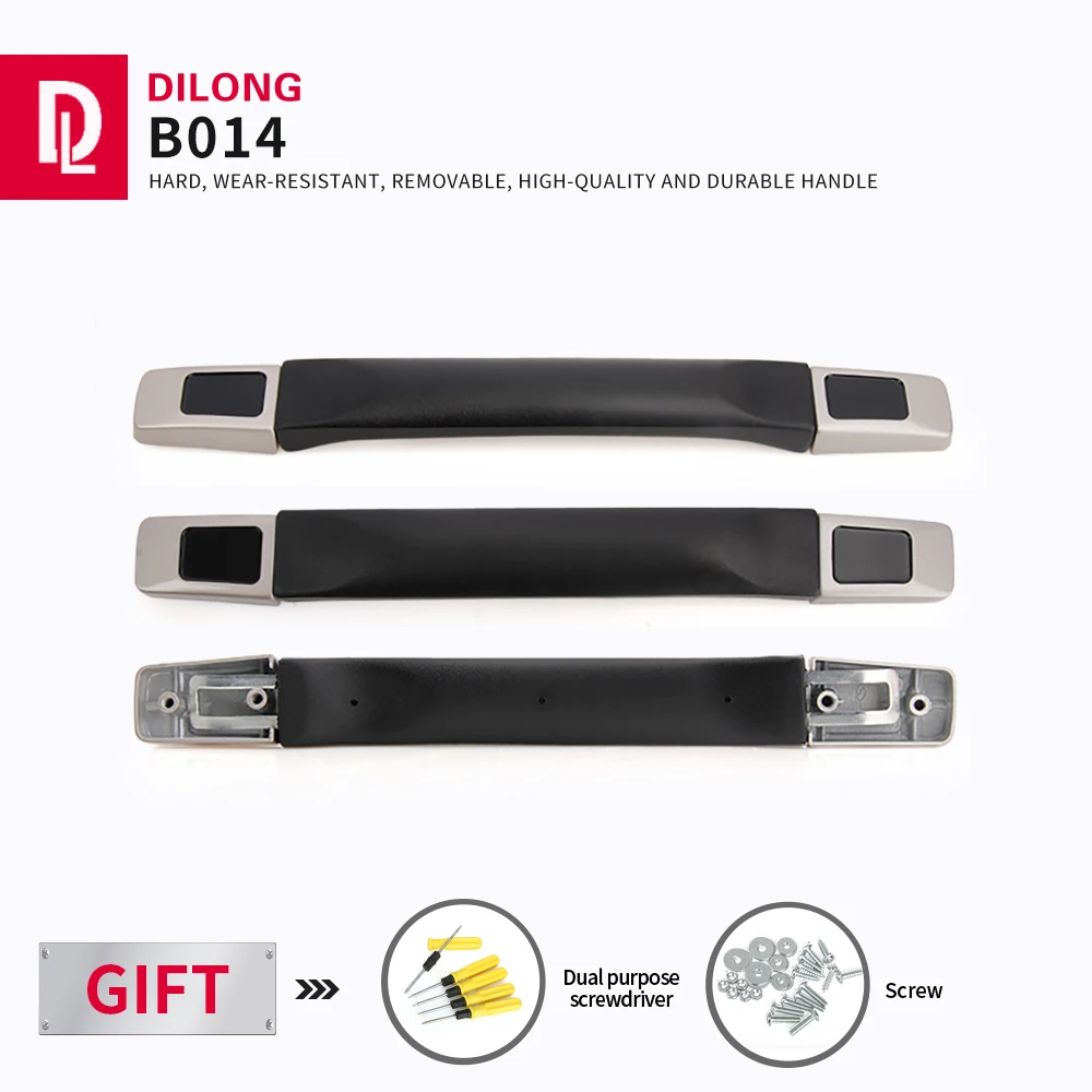 

DILONG B014 Luggage handle accessories universal knob portable aluminum case trolley case top hand repair handles