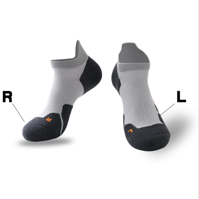 Summer men&rsquo;s short tube towel bottom outdoor sports sweat absorbing basketball running fitness socks