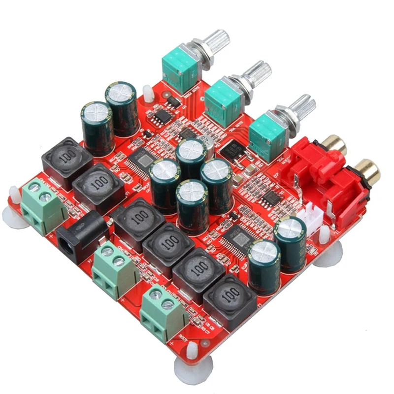 

Tpa3116 2.1 Power Amplifier Board 2X50+100W Digital Power Amplifier Board 2.1 Speaker Power Amplifier Board Hf65B A4-013