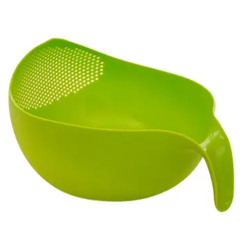 

Rice Washing Machine Washing Rice Sieve Household Kitchen Plastic Thickening Drain Washing Basin Washing Fruit Basket