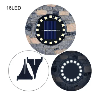 

Waterproof 16 LED Solar Garden Lawn Yard Stair Under Ground Landscape Outdoor Path Light Buried Home Decoration Night Lights