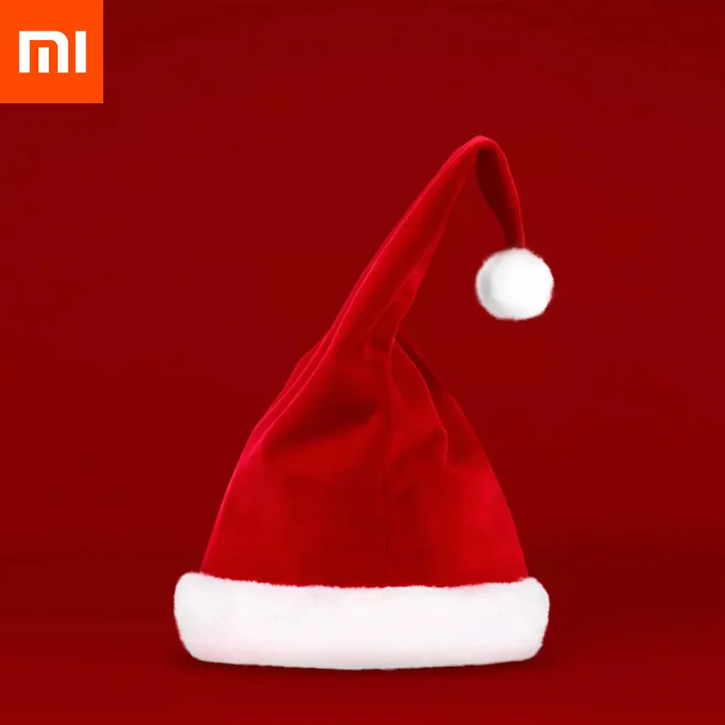 Новинка, Xiaomi Mijia, Рождественская шапка, волшебная, забавная, не падающая, размер, регулируемая шапка Санта Клауса, пение, танцы, Рождественская шапка