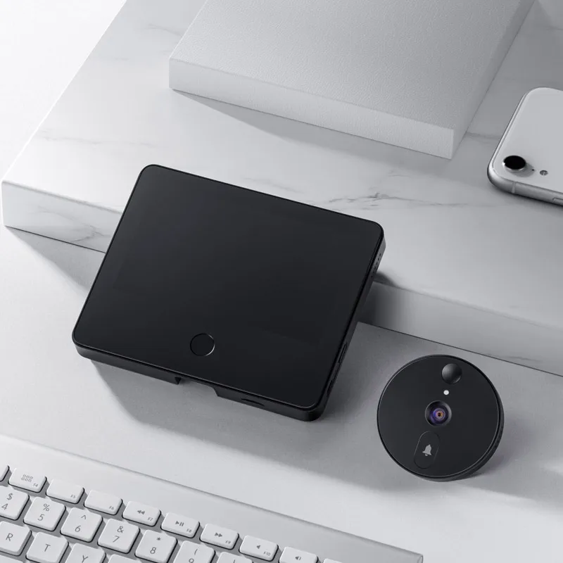 Xiaomi Mijia 2MP 1080P 161° FHD Wireless Smart Cat Eye Video Doorbell with 5inch Touch Screen AI Fa