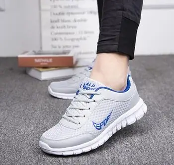 

Running Shoes Men Sneakers Comfortbale Casual Ladies Lace Up Flat Walking