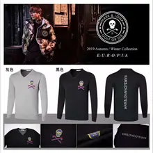 K Мужская одежда для гольфа, мужской свитер с длинными рукавами, дышащая одежда для гольфа, одежда для гольфа