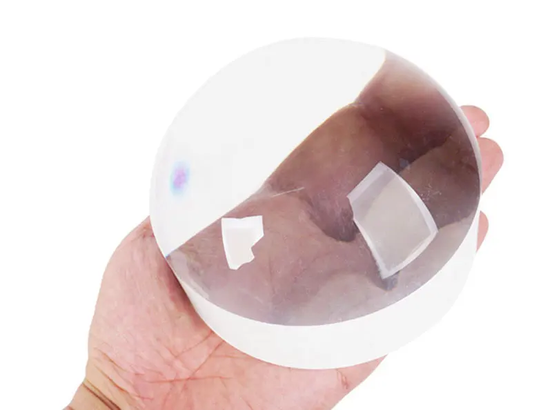 3X оптическая плоско выпуклая стеклянная линза круглые куполообразные лупы для чтения настольная сферическая оптика увеличительное стекло