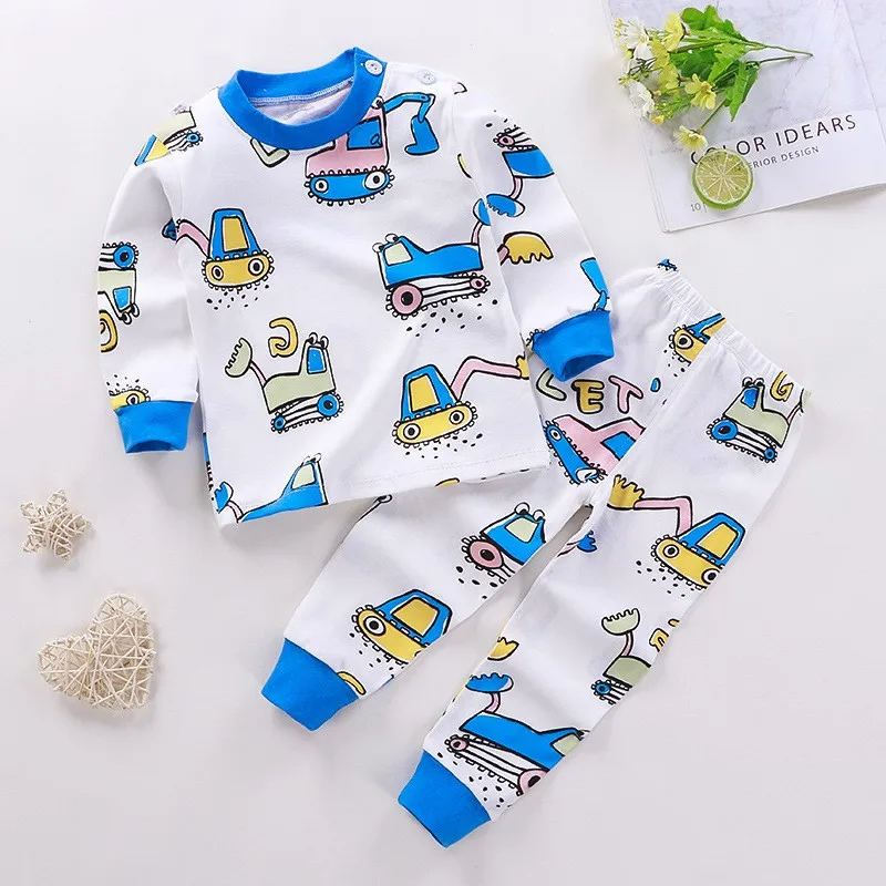 baby clothes penguin set Brand Clothing 100% Cotton Toddler Underwear Sets Autumn Boys Girls Long Sleeve Top + Pants Children Leisure Wear Two Piece Set baby dress set for girl
