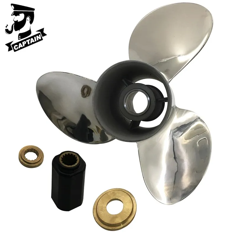 Captain Propeller 16X18 Fit Suzuki Outboard Engines  DT175 DF200AP DT225 DF250 DF250AP DF300 Stainless Steel 15 Tooth Spline LH