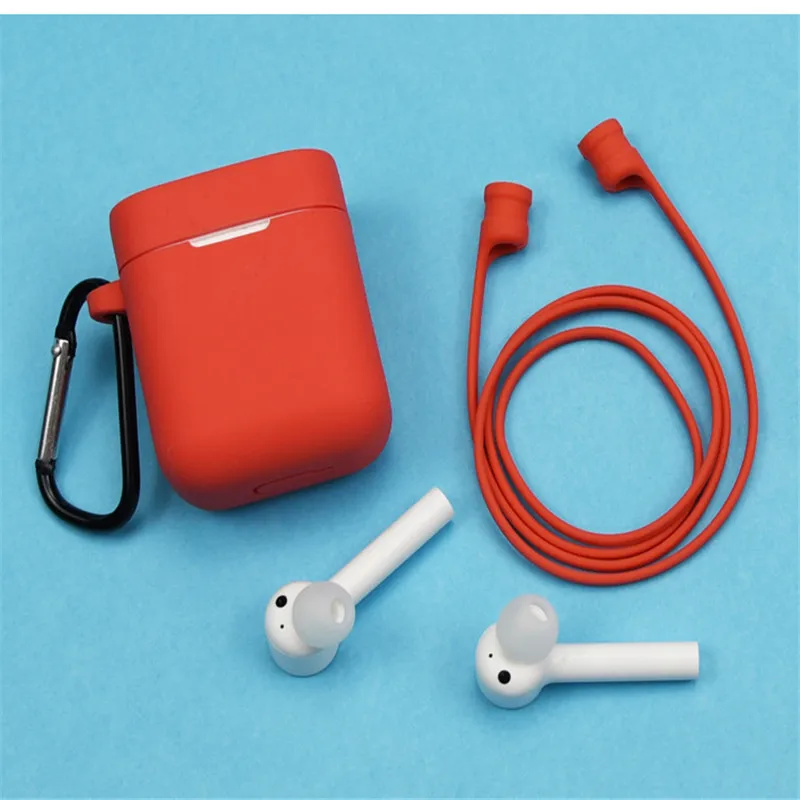 Силиконовый чехол для Xiaomi airdots Pro true Wireless Bluetooth наушники противоударные сумки air