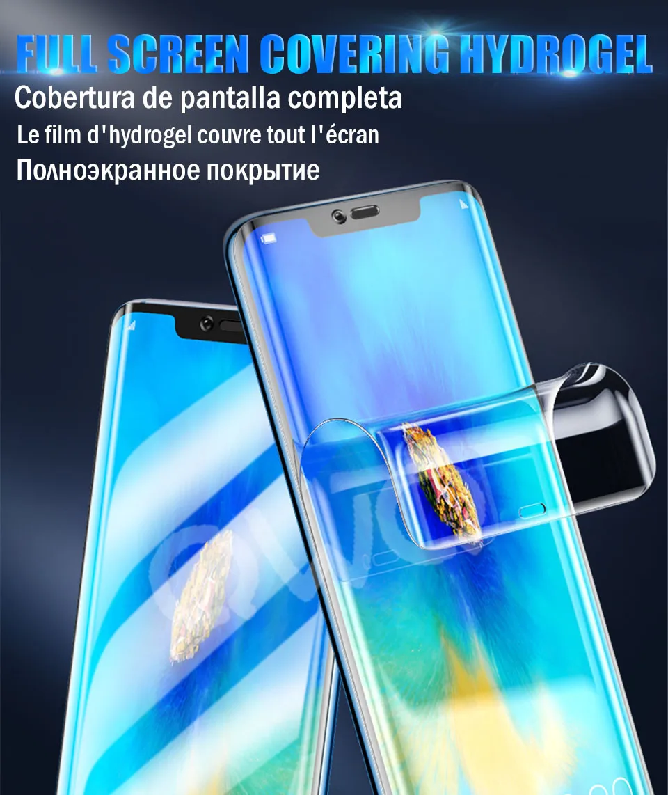 20D гидрогель для huawei p30 p20 lite pro p10 lite Защита экрана для huawei p smart nova 3 3i Передняя Задняя Защита