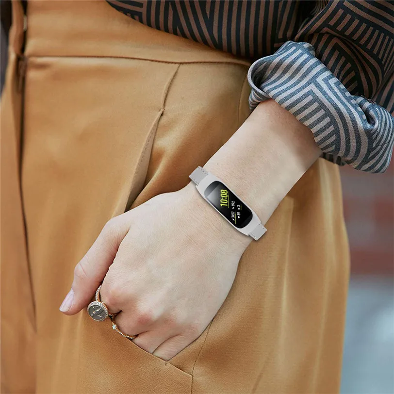 CARPRIE модный кожаный сменный ремешок для часов Ремешок для samsung Galaxy fit-e R375+ металлическая рамка 907