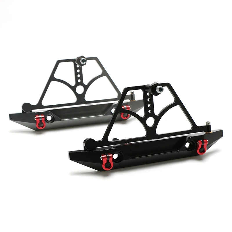 RC Axail SCX10 задний бампер с запасным шиномонтажным крюком лебедки для 1/10 RC Гусеничный автомобиль RC4WD D90 алюминиевый сплав обновленная часть