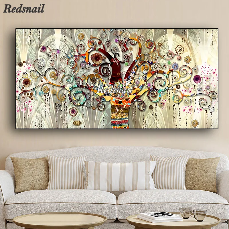 Алмазная живопись с деревом жизни полный набор алмазов 3d вышивка крестиком