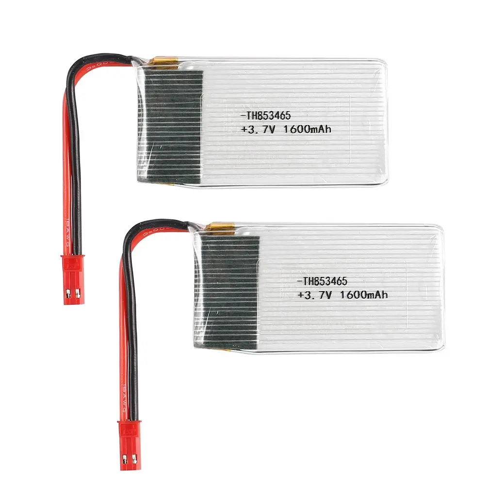 

4pcs 4 in 1 3.7V 1600mAh 1S Lipo Battery JST Plug Rechargeable for RC Racing Drone Quadcopter Helicopter Car Boat RC Spare Parts