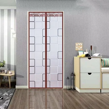 

Soft Magnetic Thermal Insulated Door Curtain For Air Conditioner Room/Kitchen Magnetic Screen Blackout Waterproof