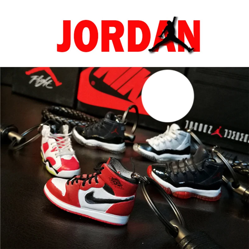 

Key chain, key chain, bag, pendant, Jordan basketball shoes, DIY, creative couple, 3D three-dimensional shoe model ornament