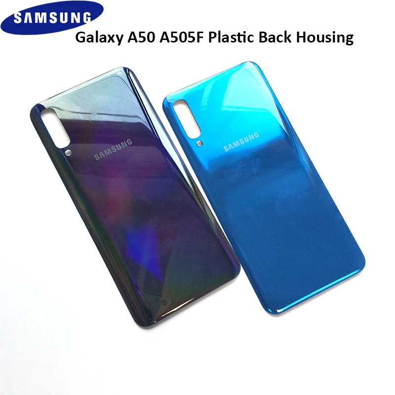 Задняя крышка корпуса для Samsung Galaxy A50 A505F аккумулятора задняя дверь замена