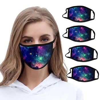 

4PC Unisex Adults Facemask Windproof Face Mask Breathable Mouth Mask Washable Face Shield Reusable Cloth Face Shield mondmaskers