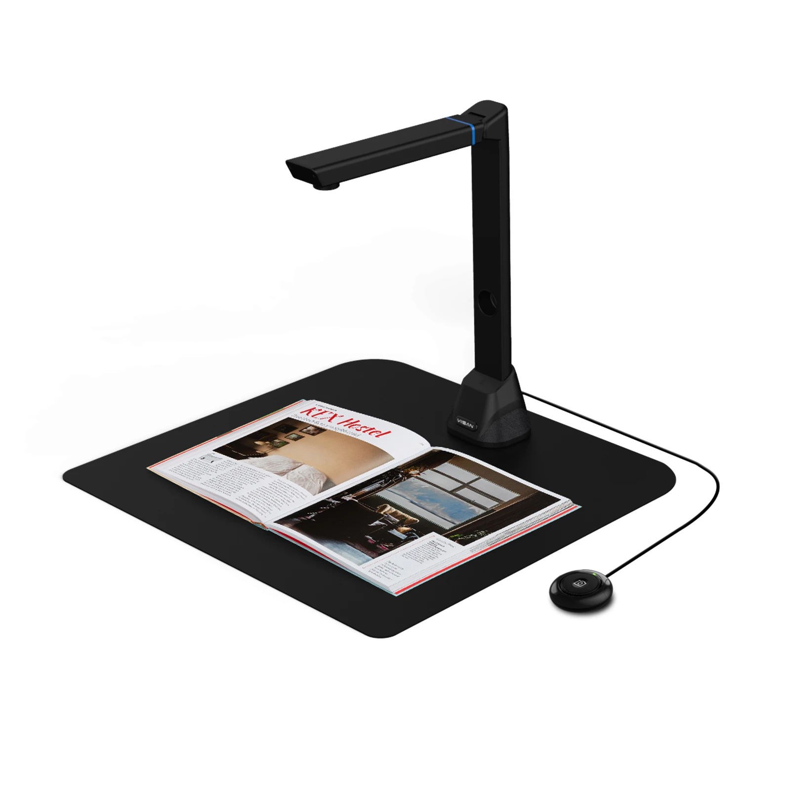 best film scanner VIISAN VK16 Book & Document Camera Scanner with Multi-Language OCR 16 Mega-Pixel Auto-Flattening Foldable & Portable Scanner pdf scanner Scanners