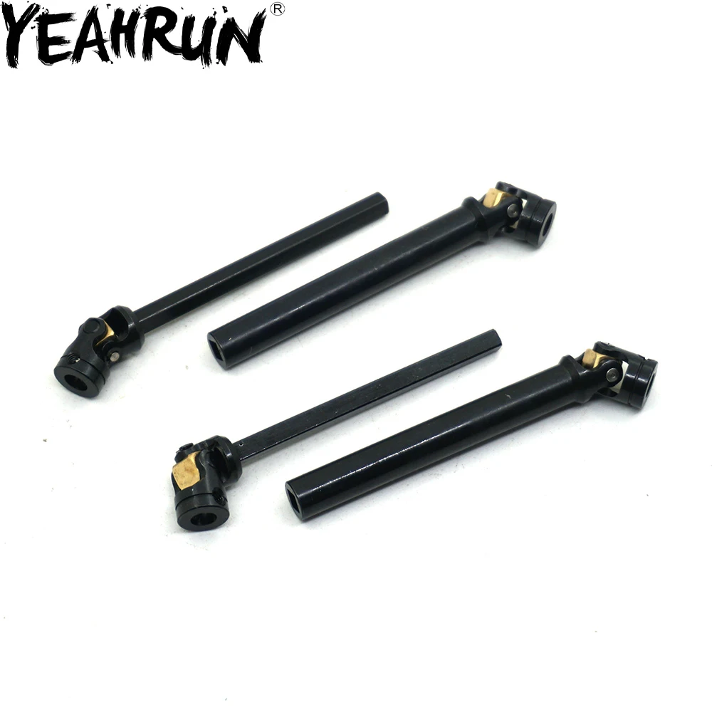 Приводной вал YEAHRUN 1 пара H13 из стали 90/100 мм для 1/10 RC SCX10 1/14 Scania R620|Детали и