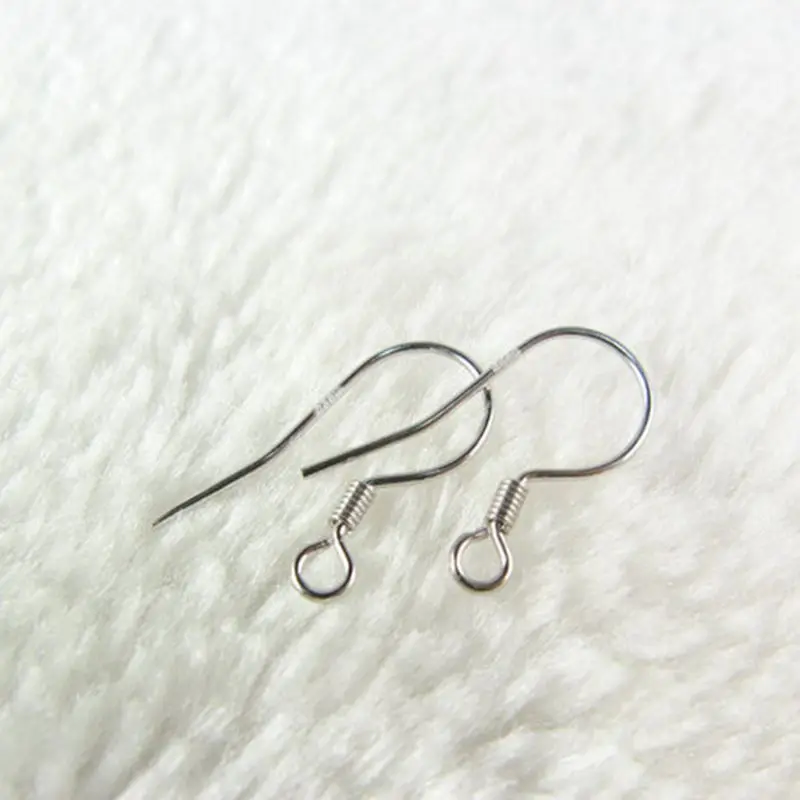 Diy Jewelry Making Findings 925 Sterling Silver Open Earring Fish Hook Ear  Wires - AliExpress