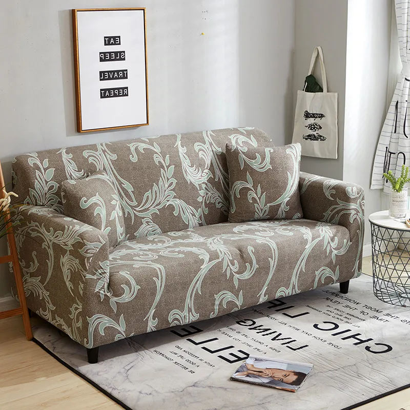 Color 23 Modern Stretch Sofa Cover Slipcovers for Living Room Spandex Couch Cover for Corner Sofa 1/2/3/4-seater housse de canap - Цвет: Color 23