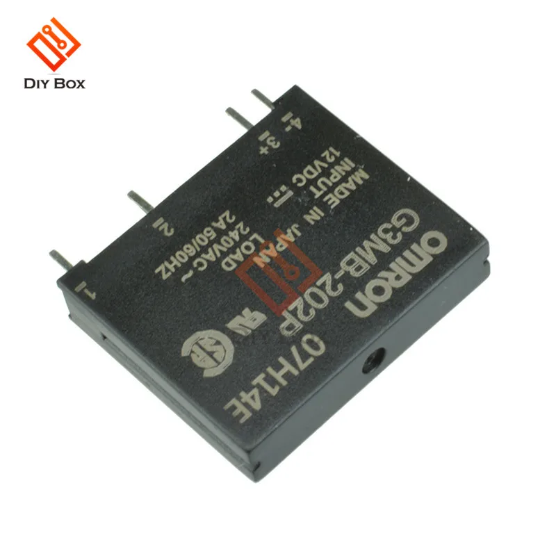 5 шт. 5 в 12 В DC-AC модуль твердотельного реле G3MB-202P G3MB 202P PCB SIP SSR AC 240 В 2A тусклый контур резистор реле