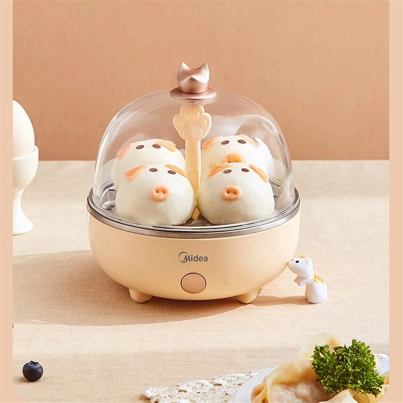 220v 1 Layer Mini Electric Egg Steamer Multi Cooker Steamed Egg Custard