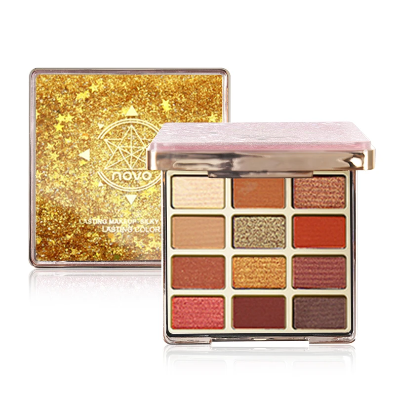 Shimmer Glitter Eye Shadow Powder Palette 12 color eye shadow plate Matte Eyeshadow Cosmetic Makeup - Цвет: A3