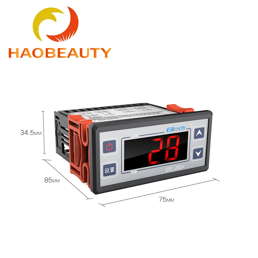 Haobeauty STC 200/9100/9200 регулятор температуры сигнализация на размораживание охлаждение
