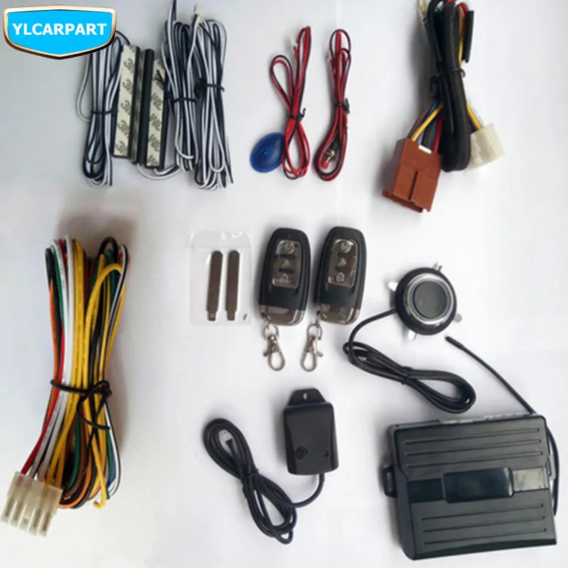 Автомобильная бесключевая звезда двигателя кнопка дистанционного запуска для