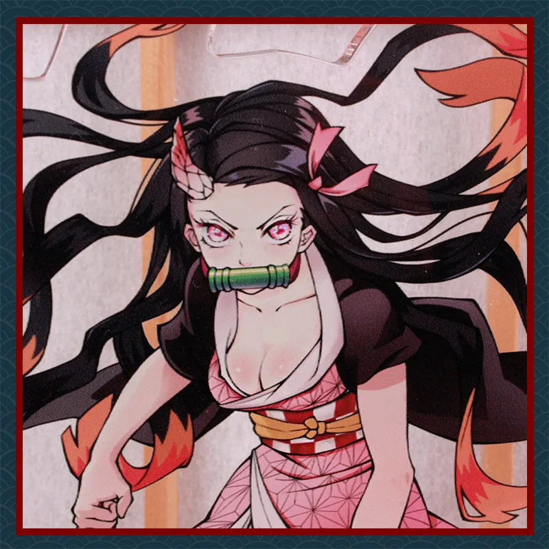 Новинка супер огонь аниме демон убийца Kimetsu no Yaiba Kamado Tanjirou Kamado Nezuko Agatsuma Zenitsu Акриловые настольные аксессуары