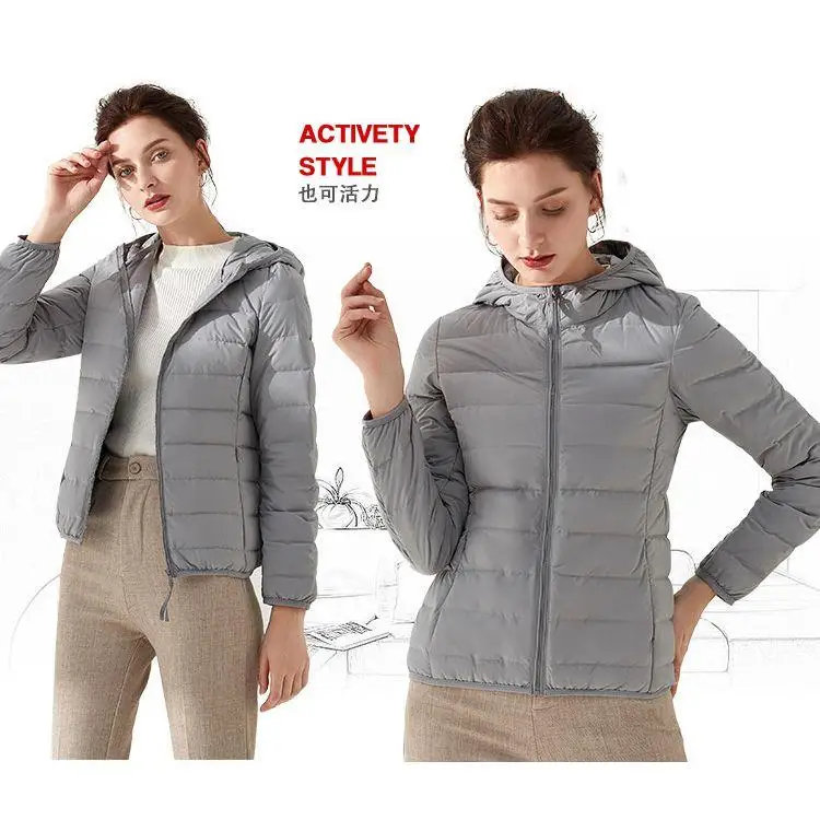 NewBang Matt Fabric Women's Down Jackets Ultra Light Duck Down Women Lightweight Coat Hooded Female Windbreaker Parka Plus Coats