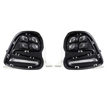 

2Pcs for Chevrolet Kovoz Front Bumper Fog Lights LED True Light-Guide 3-Color Driving Lights