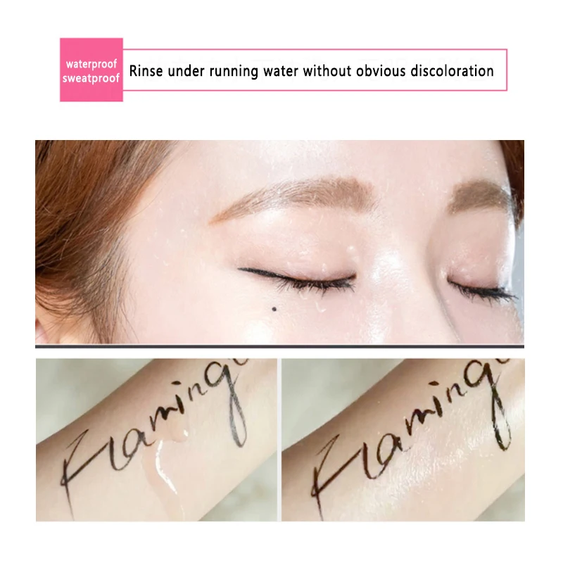 Quick Dry Eyeliner Liquid Waterproof Smudge-Proof Easy To Use Long-Lasting Eyeliner Delineador Eye Liner Eye Makeup