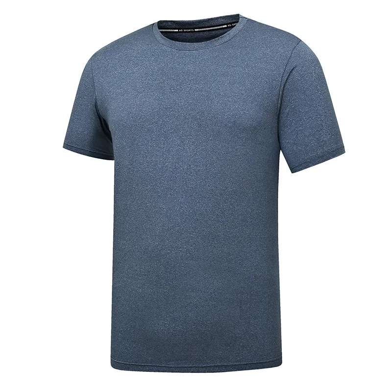 Quick-drying T-shirt MEN'S Short Sleeve Summer Crew Neck kuai gan yi Slim Fit Breathable Outdoor Sports Running Quick Drying Clo