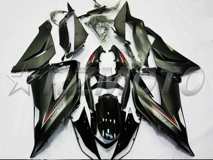 3 Подарки ABS Полный комплект обтекателя подходит для Kawasaki ZX6R 2013 Обтекатели ZX-6R ниндзя 636 глянцевый и матово-черный