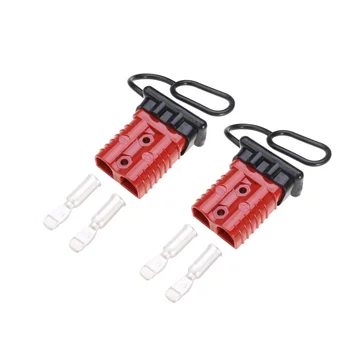 

8PCS Driver Battery Quick Connect Plug Kit 175A Recovery Winch Trailer (2*Connector Plug + 4*Terminal Pins + 2* Cap)