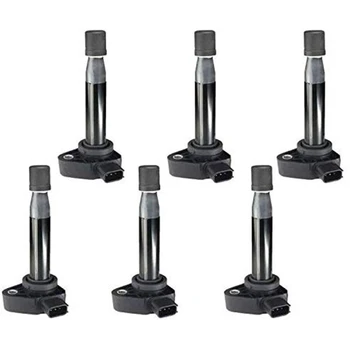 

Pack of 6 Ignition Coils for Honda Accord Odyssey Acura MDX TL RL Vue 3.0L 3.2L 3.5L V6 30520P8EA01 30520P8FA01 30520RCAA02 9091