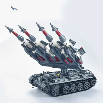 

Military Sa -3 Missile +t5 Tank Building Block Assembling Small Grain Alpinia Oxyphylla Toys Building Block