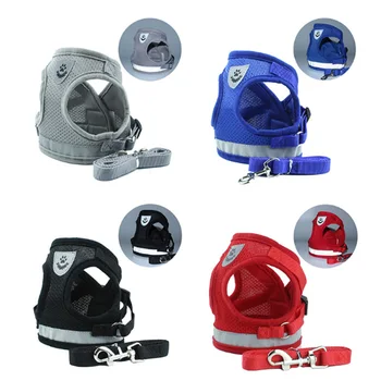 

Harness for Pet Chest Harness Adjustable Reflective Vest Walking Lead Dog Leash Rope for Dog Pet Supplies