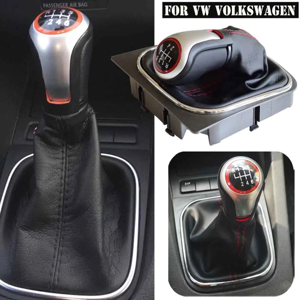 Ручной 5 6 Скоростной автомобильный Стайлинг для Volkswagen Golf 5/6 MK5/6 Scirocco(2009) Octavia ручка переключения рулевого механизма автомобиля переключения Пылезащитная крышка