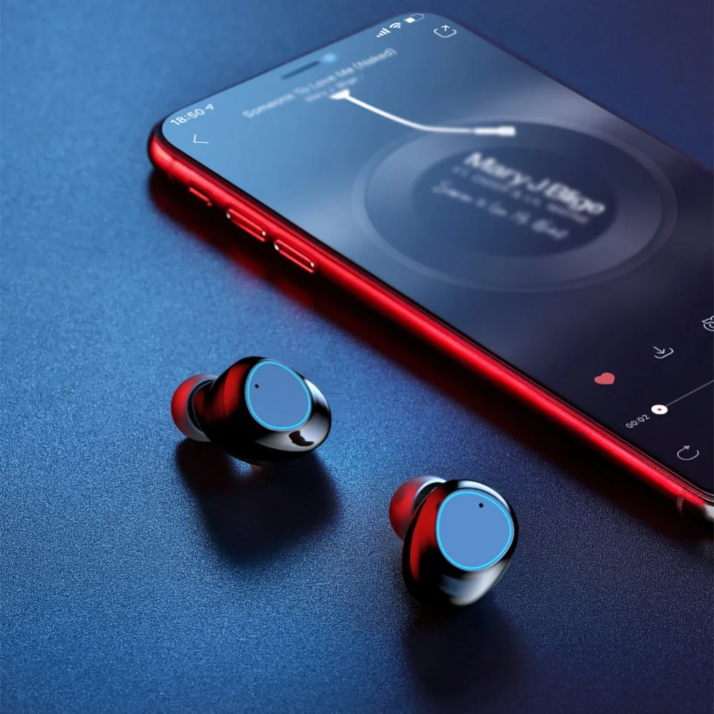 G03 Bluetooth гарнитуры 6000 мАч светодиодный смарт-дисплей высокого класса 6D объемный HD звук 5,0 IPX7 водонепроницаемые Bluetooth беспроводные наушники